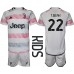Billige Juventus Timothy Weah #22 Børnetøj Udebanetrøje til baby 2023-24 Kortærmet (+ korte bukser)